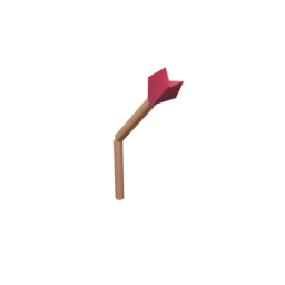 Skeleton Arrow Broken Half